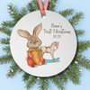 Baby's First Christmas - Personalized Christmas Ornament with Birth Stats - Melonbug