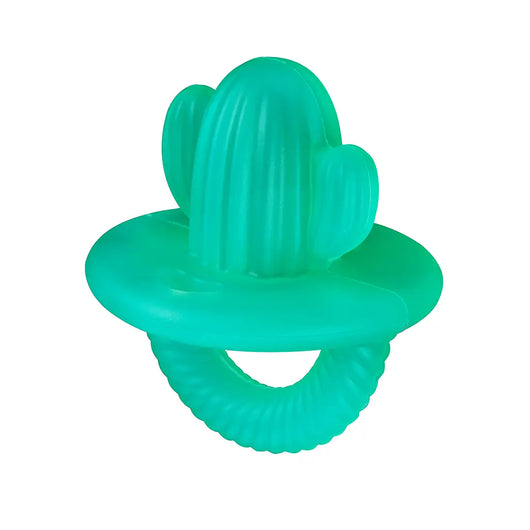 Green Cactus Silicone Teensy Teether - Polkadots & Moonbeams