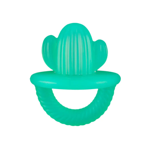 Green Cactus Silicone Teensy Teether - Polkadots & Moonbeams