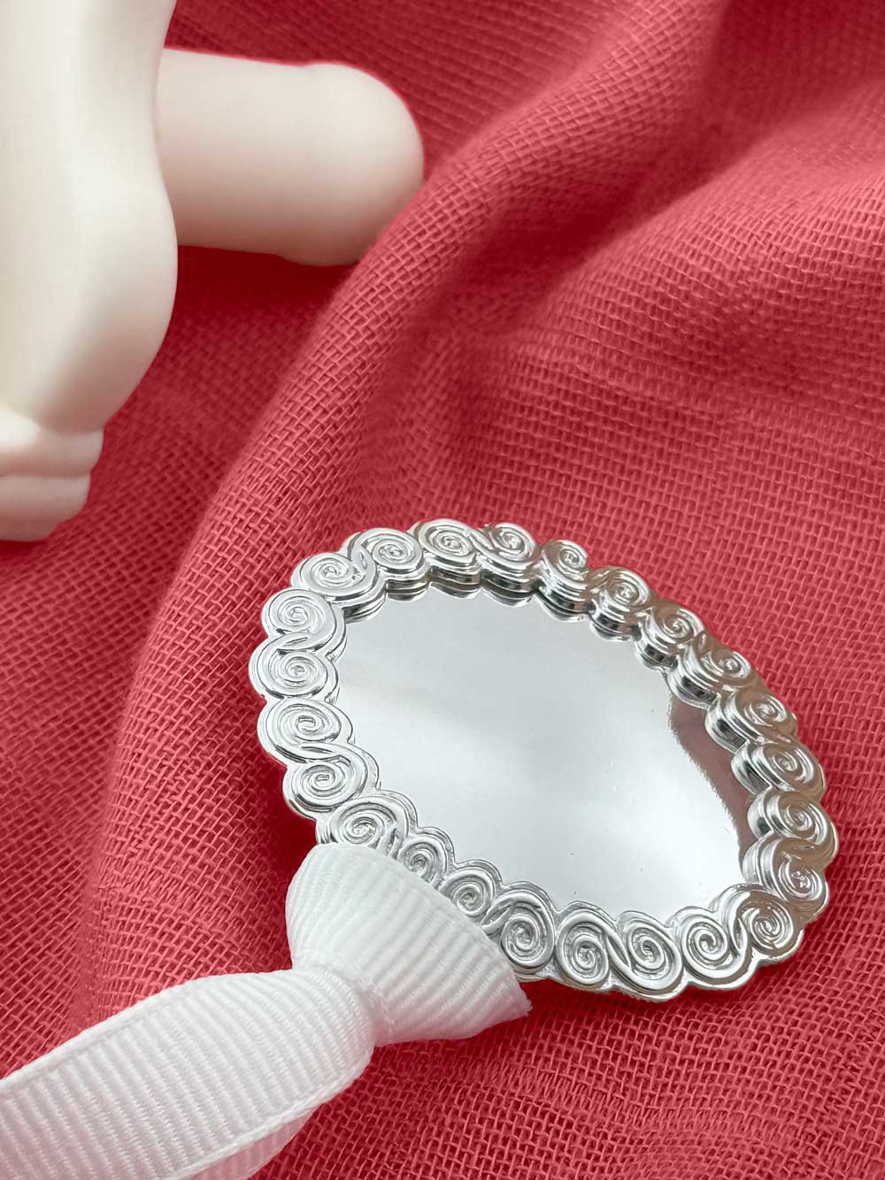 "Louis” Silver Pacifier Clip - Melonbug