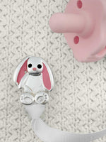 Bunny Silver Pacifier Clip - Melonbug