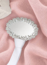 Charlotte Silver Pacifier Clip - Melonbug