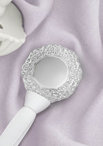 Eleanore Silver Pacifier Clip - Melonbug
