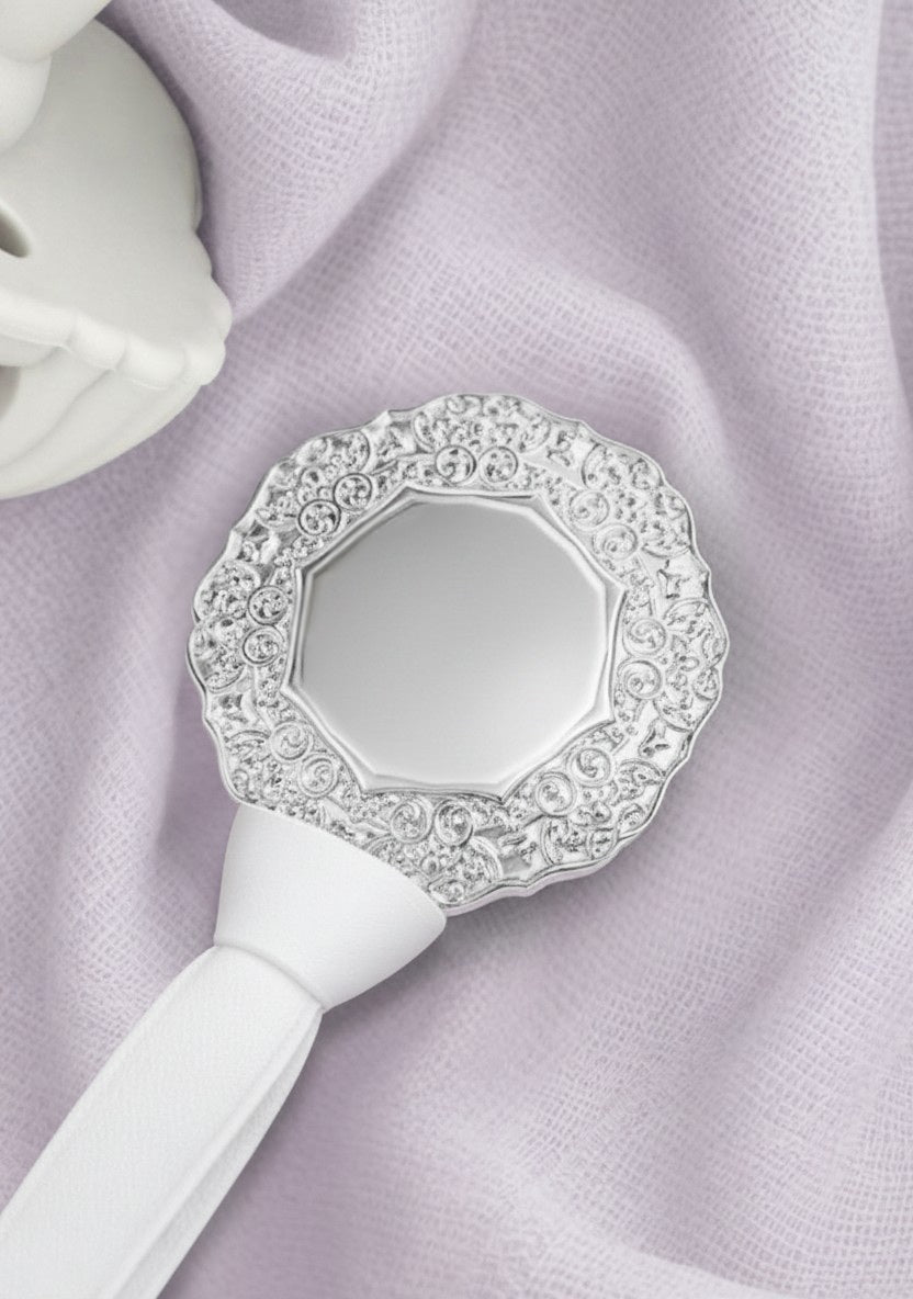 Eleanore Silver Pacifier Clip - Melonbug