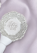 Eleanore Silver Pacifier Clip - Melonbug