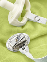 Erin Silver Pacifier Clip - Melonbug