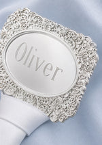 Theodore Silver Pacifier Clip - Melonbug