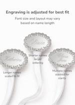 Vivienne Silver Pacifier Clip - Melonbug